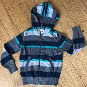 Peek Kids Like-New Sz Small (4-5) Zip-Up Sweater